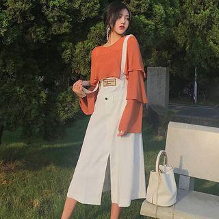 Applique Suspender Dress