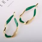 Twisted Alloy Drop Earring As Shown In Figure - One Size