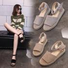 Platform Stitched Sandals