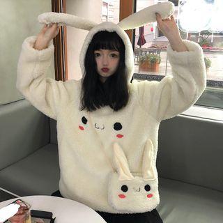 Rabbit Furry Hoodie
