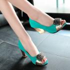 Sequined High-heel Sandals