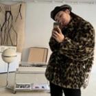Faux-fur Leopard Jacket As Figure - One Size