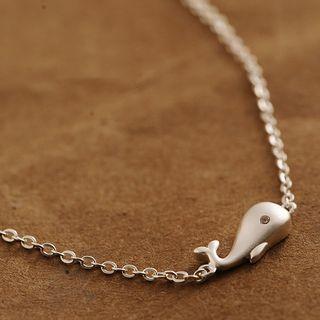 S925 Sterling Silver Whale Bracelet