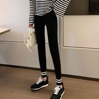 Stirped Trim Leggings