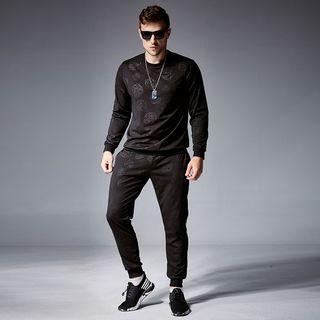 Set: Long-sleeve Pullover + Sweatpants