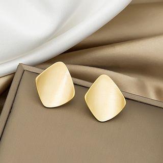 Asymmetrical Stud Earring E3645 - 1 Pair - Gold - One Size