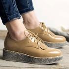 Lace Up Platform Shoes