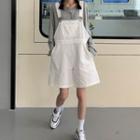 Jumper Shorts / Plain Buttoned T-shirt