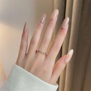 Safety Pin Ring Silver - One Size