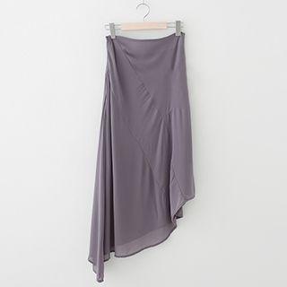 Asymmetric Chiffon Skirt