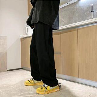 Corduroy Patch Loose Fit Pants