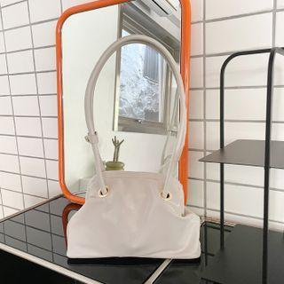 Metallic-detail Frame Shoulder Bag