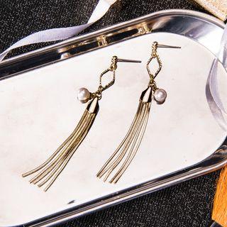 Fringed-drop Earrings