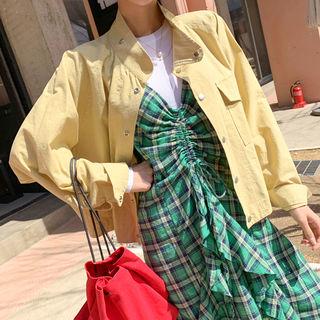High-neck Cotton Jacket