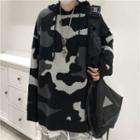 Camo Sweater As Shown In Figure - One Size