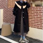 Collared Button-up Long Coat