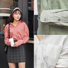 Pocket-front Loose-fit Linen Shirt