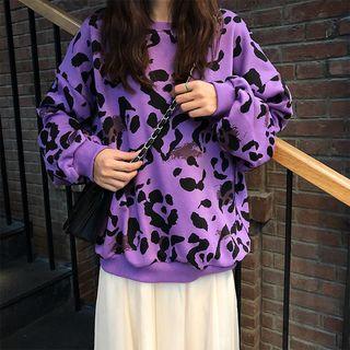 Printed Oversize Sweatshirt
