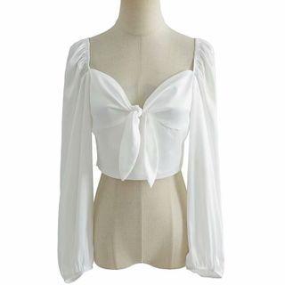 Sweetheart Neckline Blouse