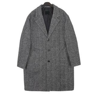 Plus Size Herringbone Coat