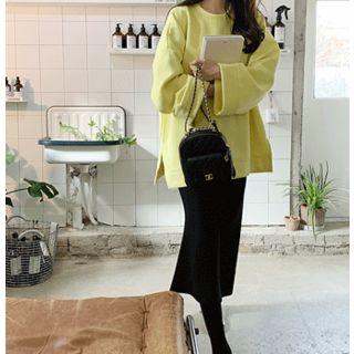 Loose-fit Fleece-lined Pullover