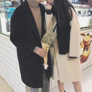 Couple Matching Long Button Coat