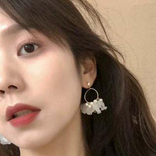 Acrylic Petal Dangle Earring
