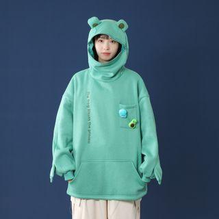 Frog Eye Lettering Hoodie