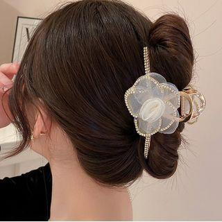 Mesh Floral Hair Claw