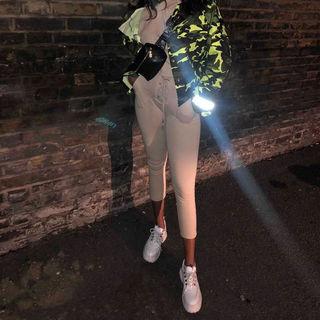 Lace-up Cotton Pants
