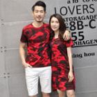 Family Camouflage Short-sleeve T-shirt / T-shirt Dress
