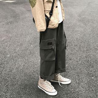 Side Pocket Wide Leg Pants