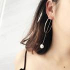 Geometric Long Earrings As Figure - One Size