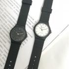 Plain Strap Watch With Bracelet