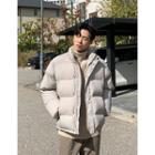 Mock-neck Padded Jacket In 10 Colors