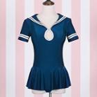 Short-sleeve Sailor Swimsuit