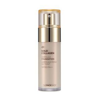 The Face Shop - Gold Collagen Ampoule Foundation Spf30 Pa++ 40ml