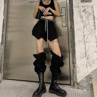 Cropped Tank Top / Cargo Pants / Set