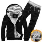 Set: Hooded Fleece Zip Jacket + Sweatpants