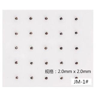 Diy Metallic Nail Art Decoration (jm-1) 1 Set