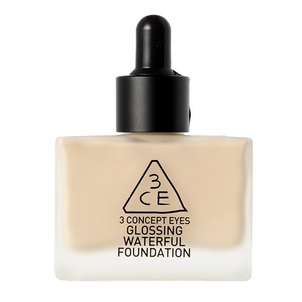 3 Concept Eyes - Glossing Waterful Foundation Spf 15 Pa+ (milky Ivory) 40g