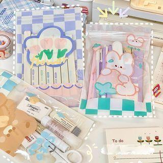 Cartoon Self Sealing Plastic Bag / Set (various Designs)