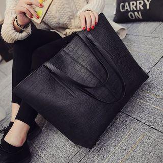 Croc Embossed Tote