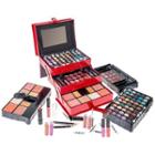 Shany - All-in-one Makeup Kit - Holiday Exclusive (eyeshadow, Blushes, Powder, Lipstick & More) Red