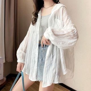 Striped Hood Light Jacket