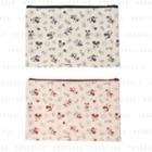 Mickey & Minnie Cloth Flat Pouch A 1 Pc - Random Color