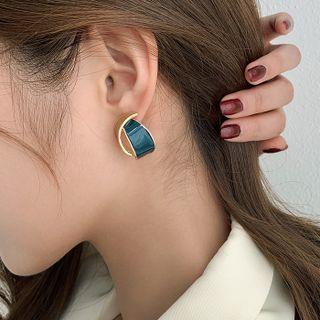 Two-tone Alloy Earring