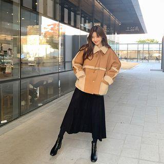 Reversible Faux-shearling Oversized Jacket