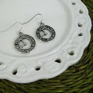 Silver Times Earrings Silver - One Size