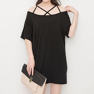 Strappy Short Sleeve T-shirt